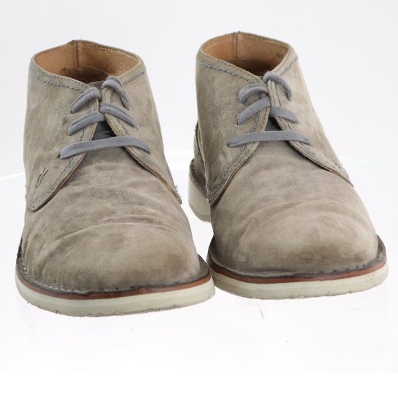 John Varvatos Men\'s Desert Boots Size 10 Suede Tan main image 4